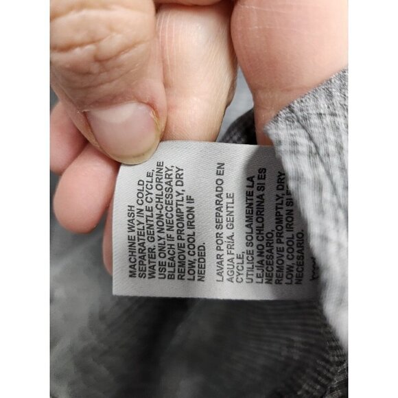 Avalanche Mens Shirt XXL Gray Striped Short Sleeve Lightweight Outdoor Hiking - Picture 5 of 7